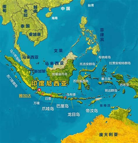 印尼 地圖